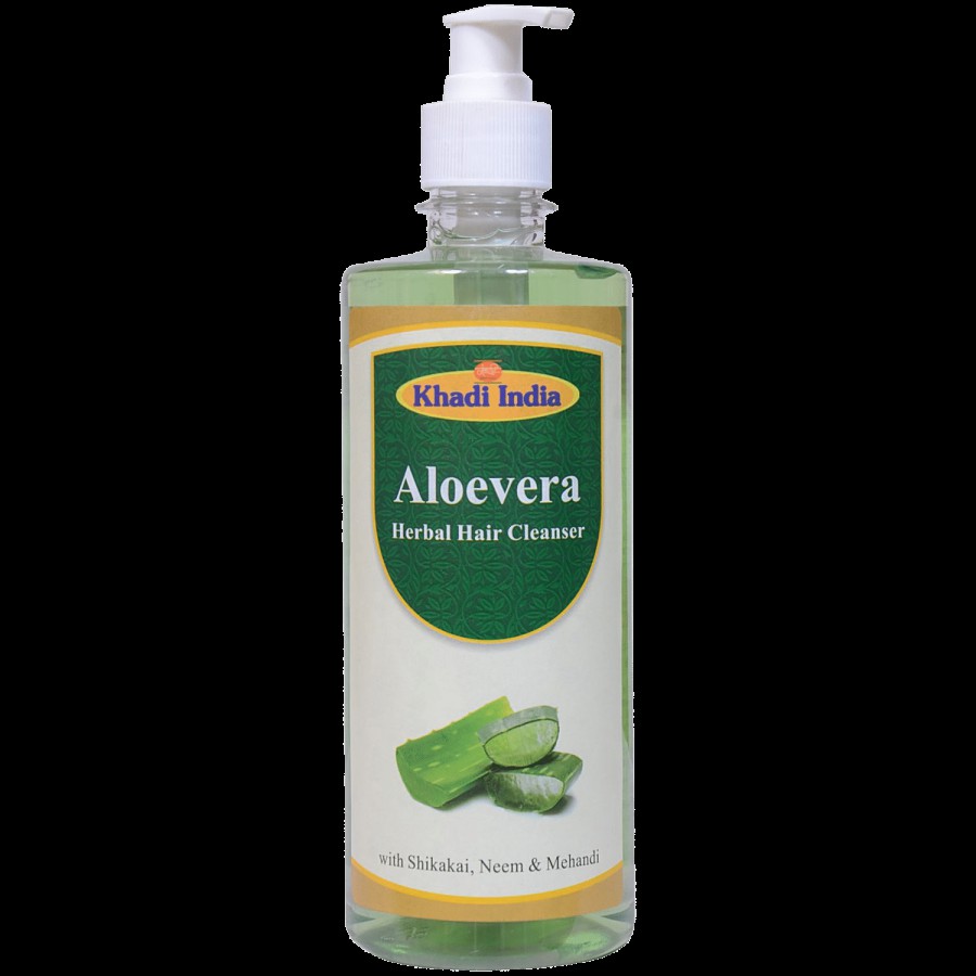 Khadi India Aloe Vera Herbal Hair Cleanser