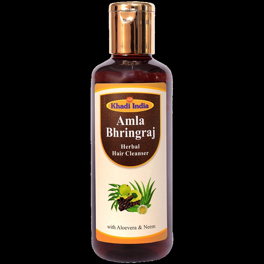 Khadi India Amla Bhringraj Herbal Hair Cleanser