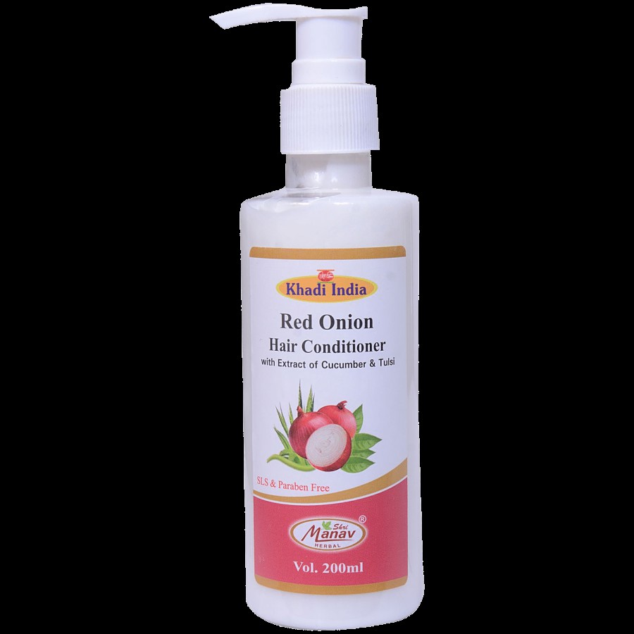 Khadi India Shri Manav Red Onion Hair Conditioner