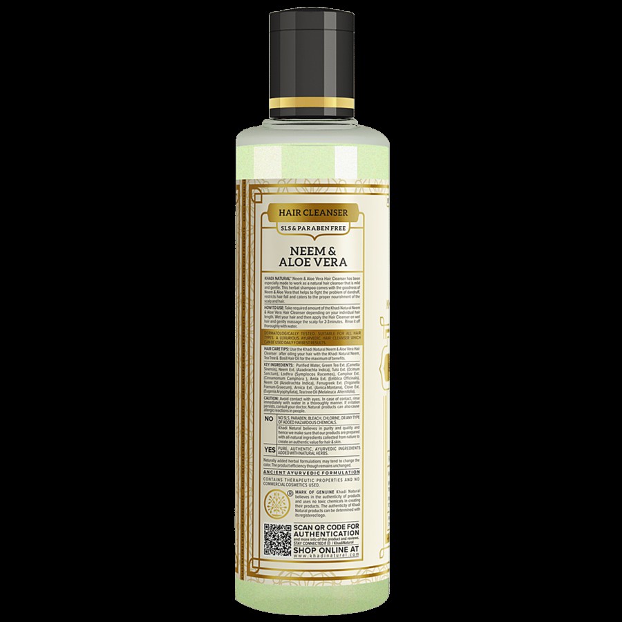 Khadi Natural Hair Cleanser - Satritha