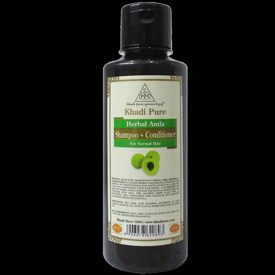 Khadi Pure Shampoo + Conditioner - Herbal Amla