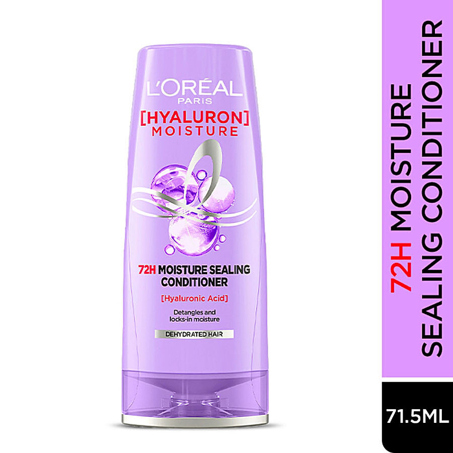 L'OREAL PARIS Hyaluron Moisture 72H Moisture Sealing Conditioner | With Hyaluronic Acid | For Dry & Dehydrated Hair | Adds Shine & Bounce