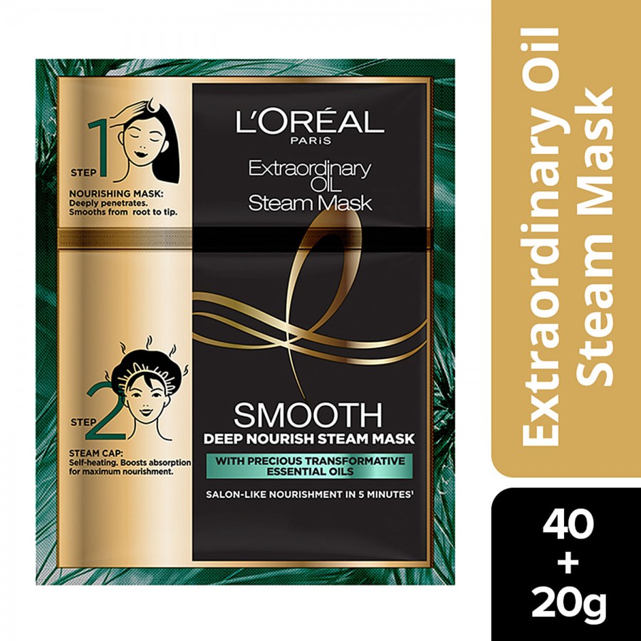 L'Oreal Paris Extraordinary Oil Steam Mask - Smooth