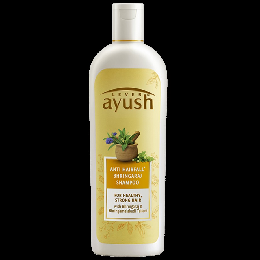 Lever Ayush Anti Hairfall Shampoo - Bhringraj & Bhringamalakadi Tailam