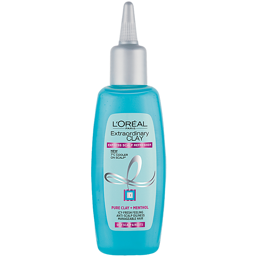 Loreal Paris Extraordinary Clay Express Scalp Refresher - Pure Clay + Menthol