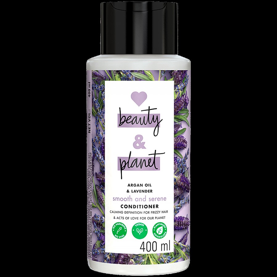 Love Beauty & Planet Argan Oil and Lavender Paraben Free Smooth and Serene Conditioner