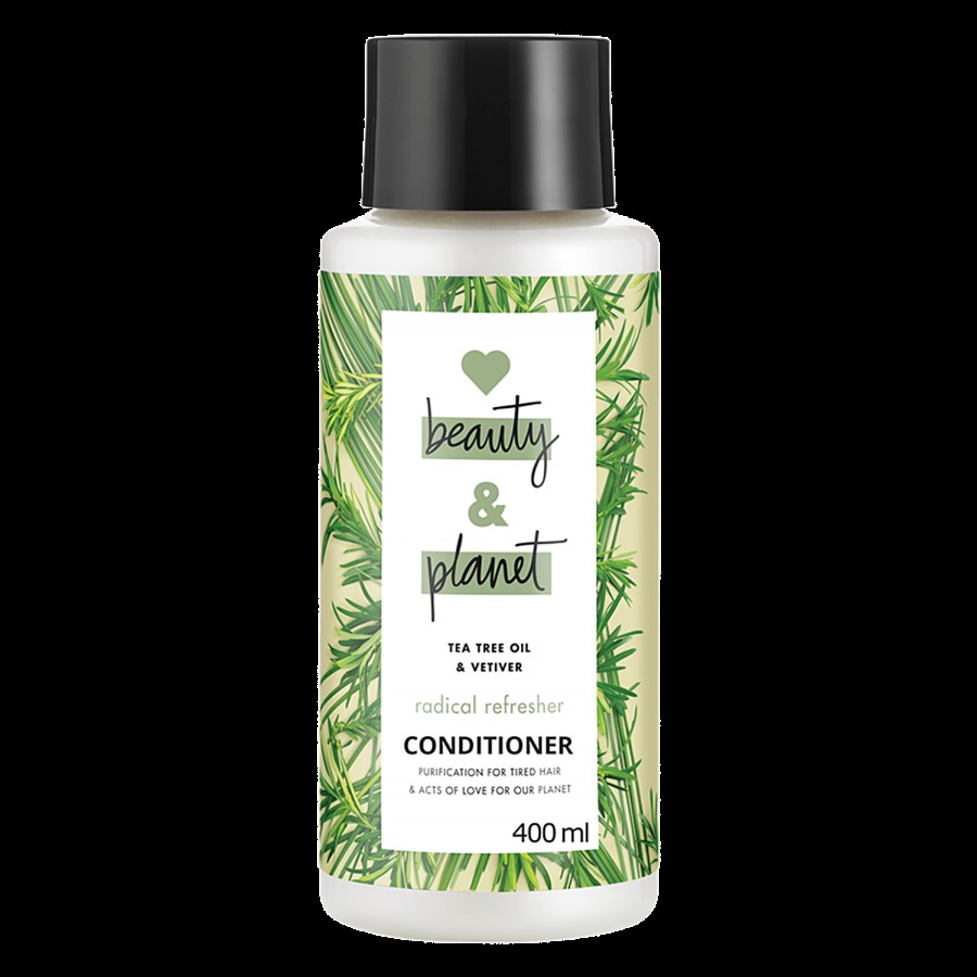 Love Beauty & Planet Radical Refresher Hair Conditioner - Tea Tree Oil & Vetiver