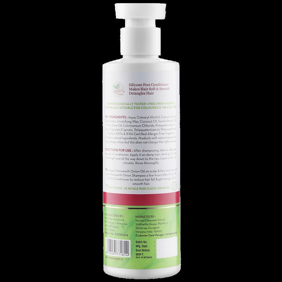 Mamaearth Onion Conditioner With Coconut - Controls Hair Fall