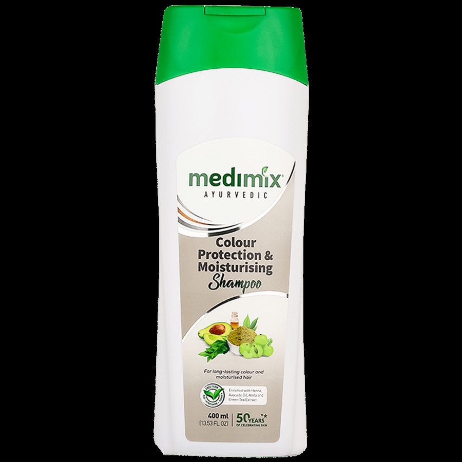 Medimix Ayurvedic Colour Protection & Moisturising Shampoo - Gluten & Paraben Free