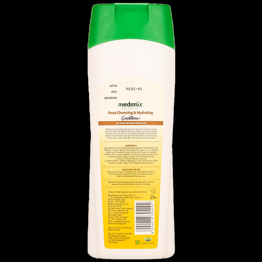 Medimix Ayurvedic Deep Cleansing & Hydrating Conditioner - Gluten & Paraben Free