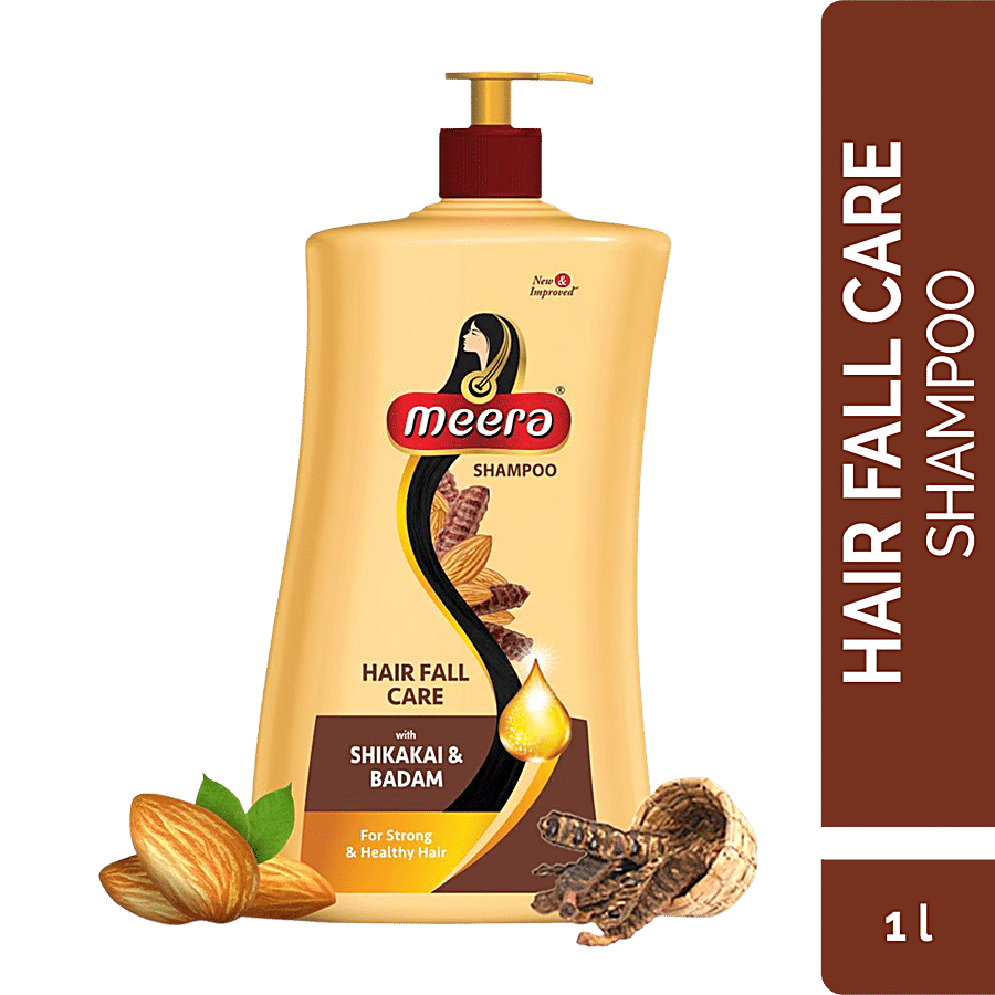 Meera Hair Fall Care Shampoo - With Shikakai & Badam