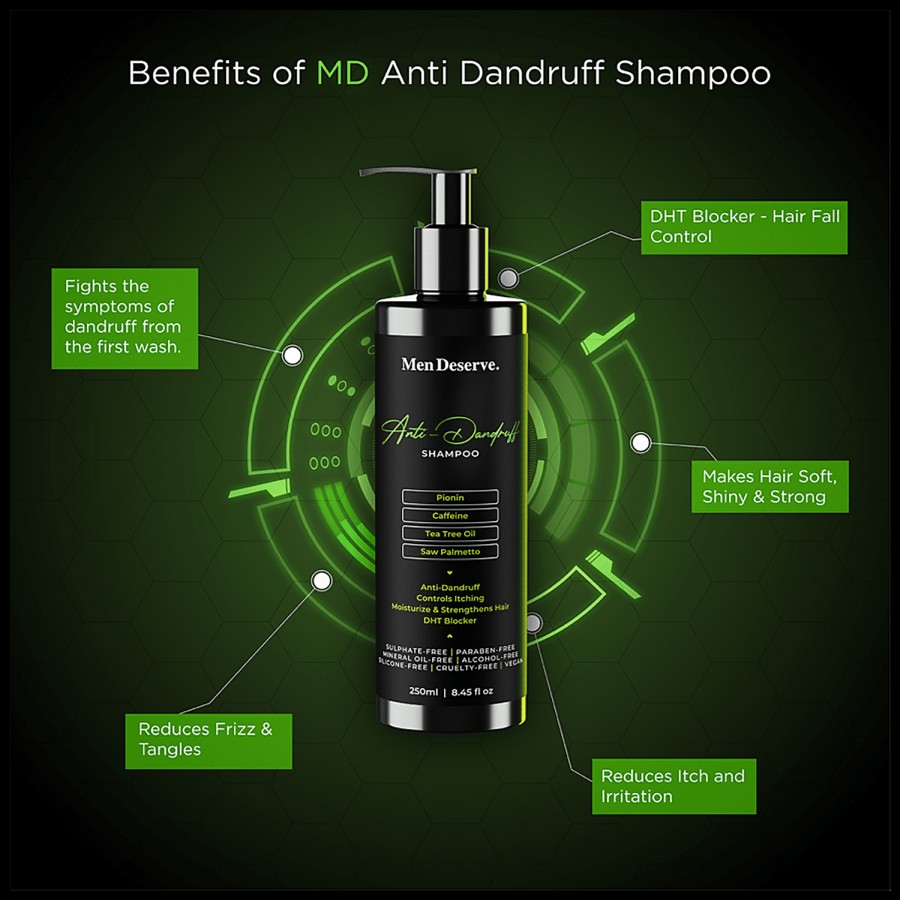 Men Deserve Anti Dandruff Shampoo - For Men