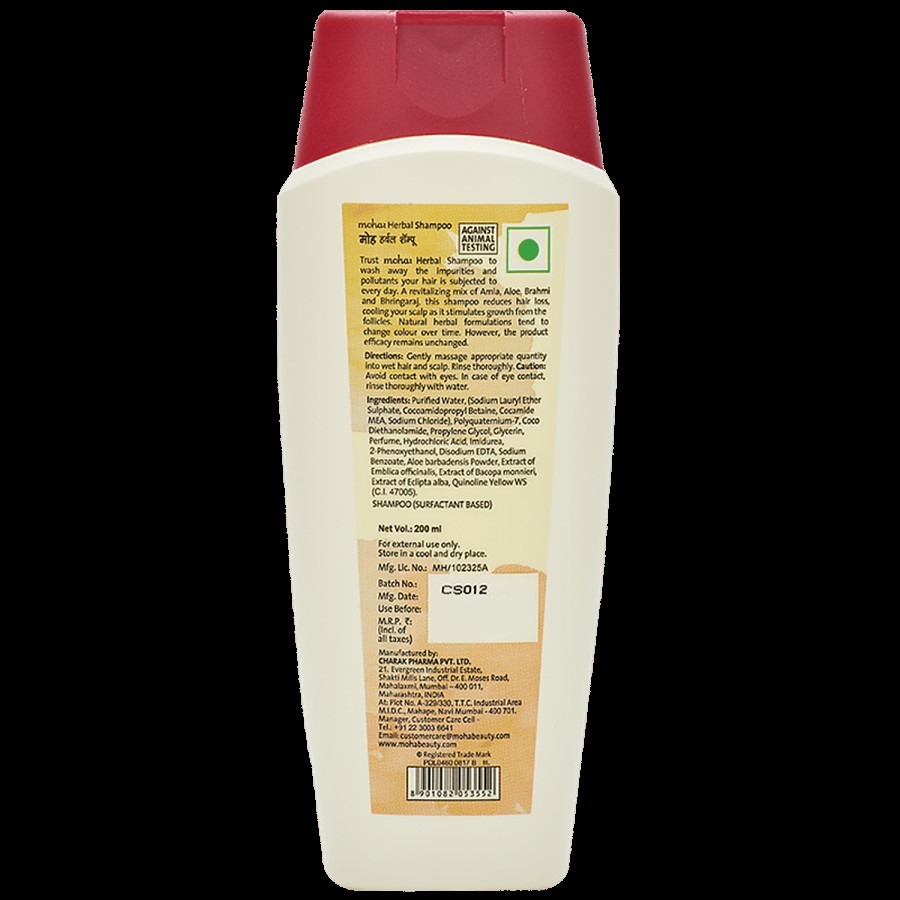 Moha Herbal Shampoo - Cleanses Nourishes