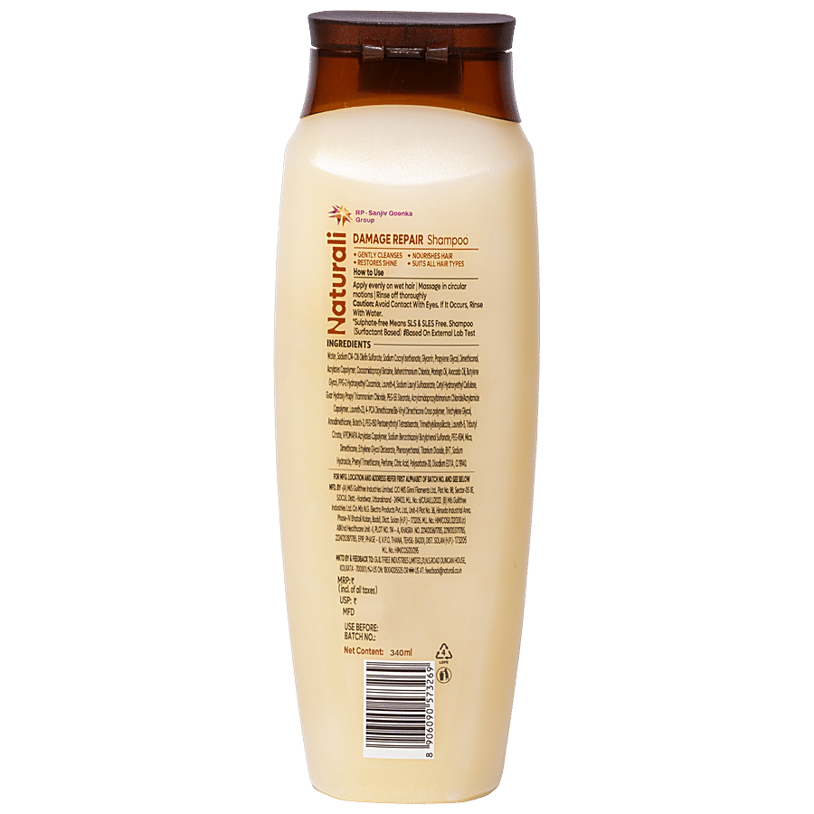 Naturali Damage Repair Shampoo - Nourishes Hair & Scalp