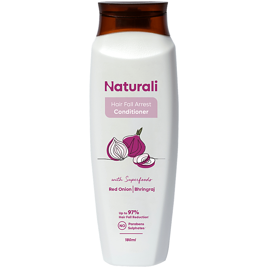 Naturali Hair Fall Arrest Conditioner - Detangles & Nourishes To Reduce Hair Fall