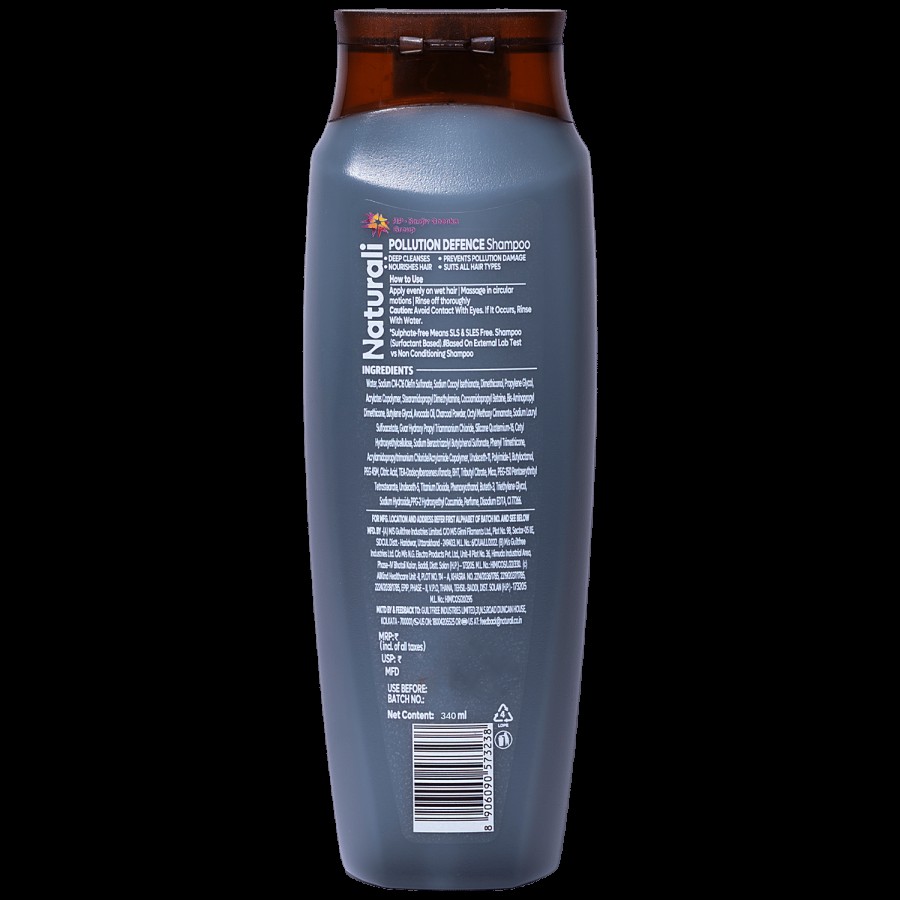 Naturali Pollution Defence Shampoo - Detox From Micro-pollutant build-up