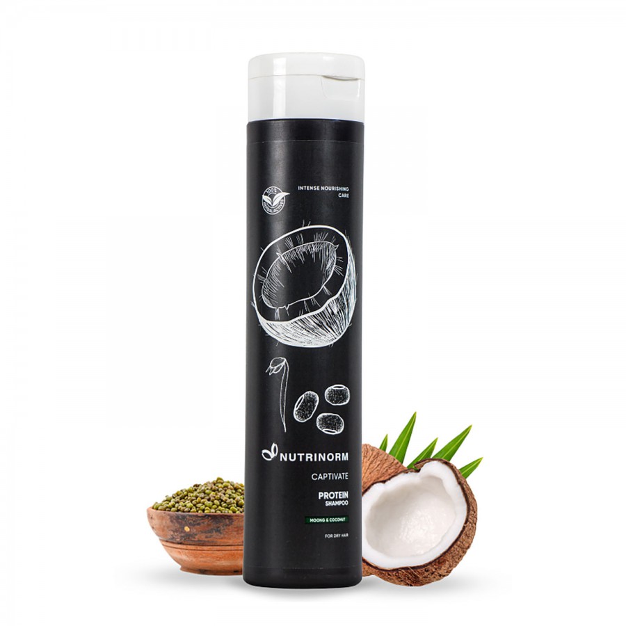 Nutrinorm Captivate Protein Shampoo - Moong & Coconut