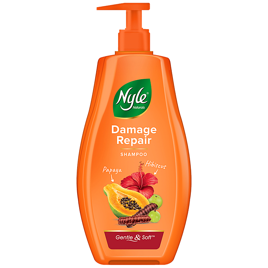 Nyle Naturals Damage Repair Shampoo - With Papaya & Hibiscus