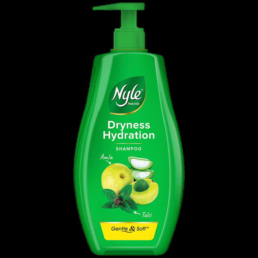 Nyle Naturals Dryness Hydration Shampoo - With Tulsi & Amla