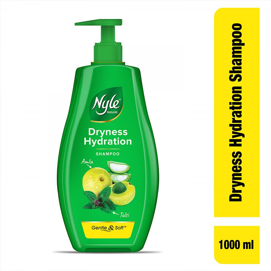 Nyle Naturals Dryness Hydration Shampoo - With Tulsi & Amla