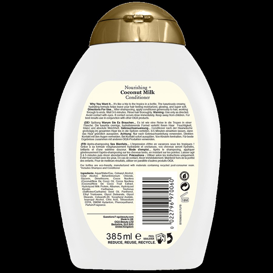 OGX Nourishing + Coconut Milk Conditioner