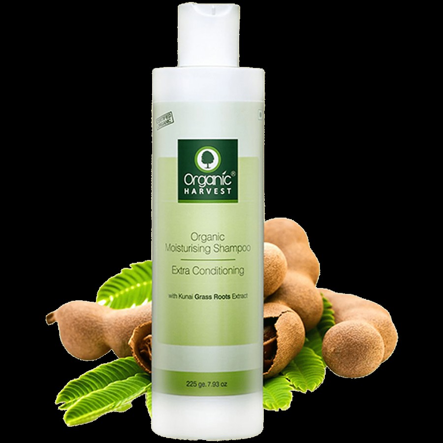 Organic Harvest Extra Conditioning Moisturising Shampoo - Kunai Grass Root Extract