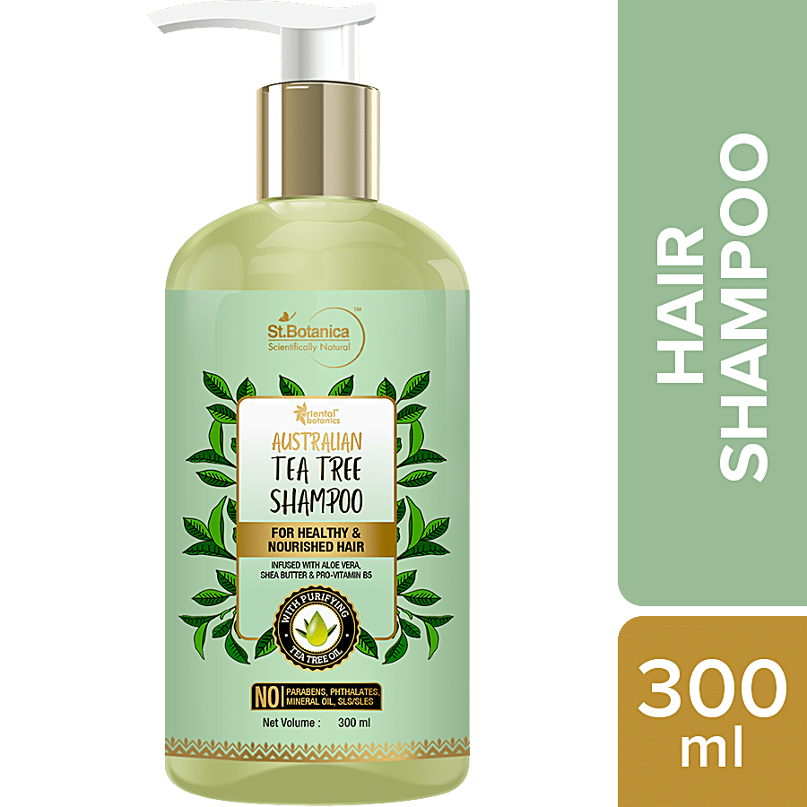 Oriental Botanics Australian Tea Tree Hair Shampoo - With Aloe Vera