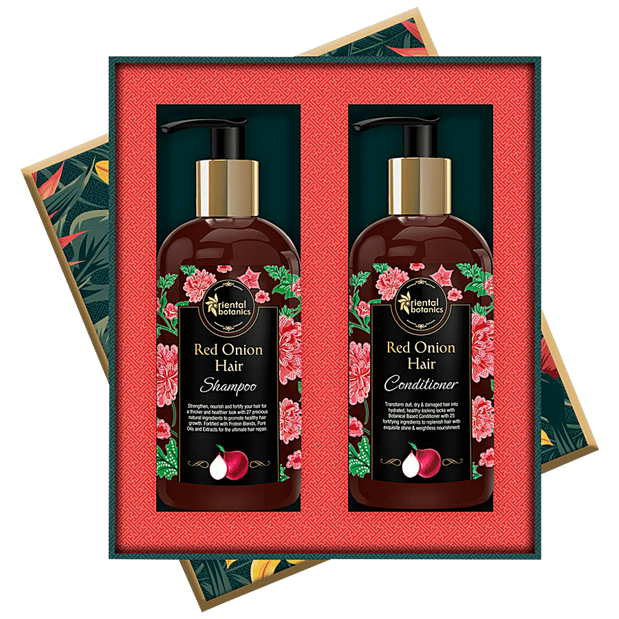 Oriental Botanics Red Onion Hair Shampoo + Conditioner Kit