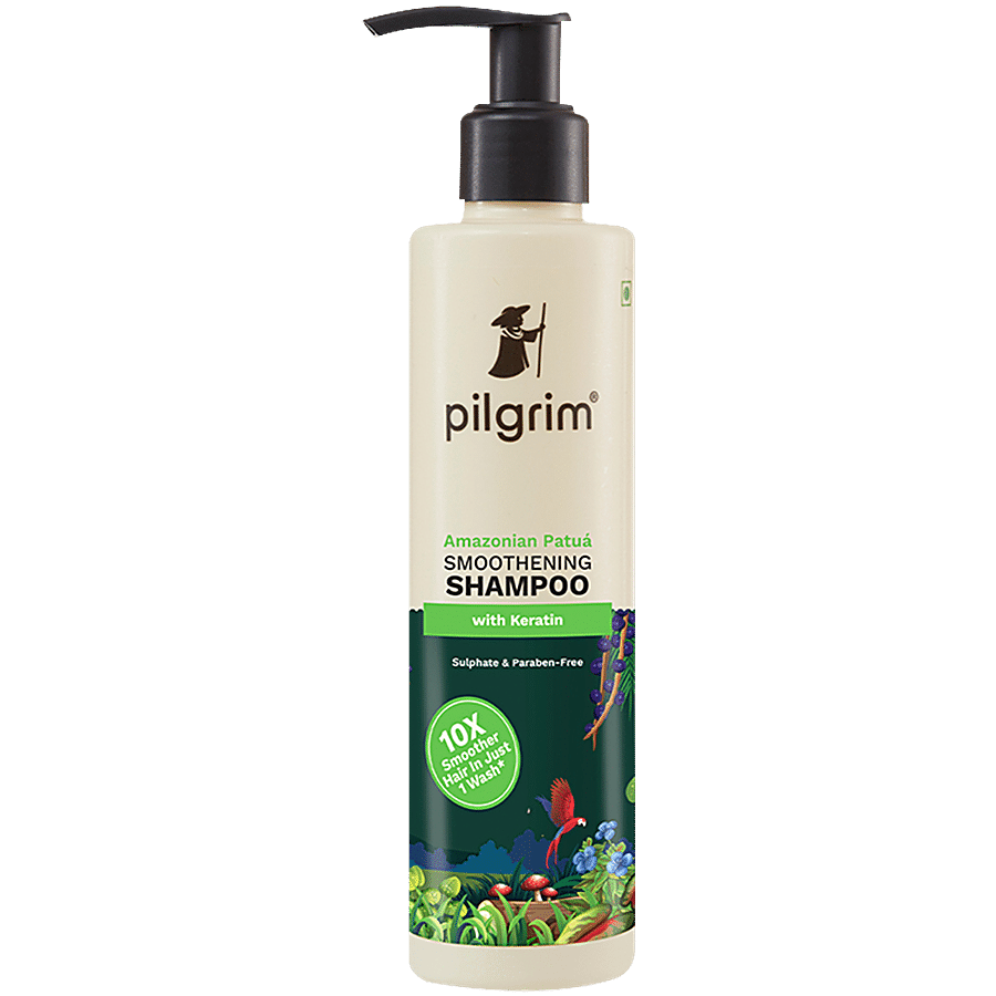 PILGRIM Patua & Keratin Strengthening Shampoo - For Dry & Frizzy Hair