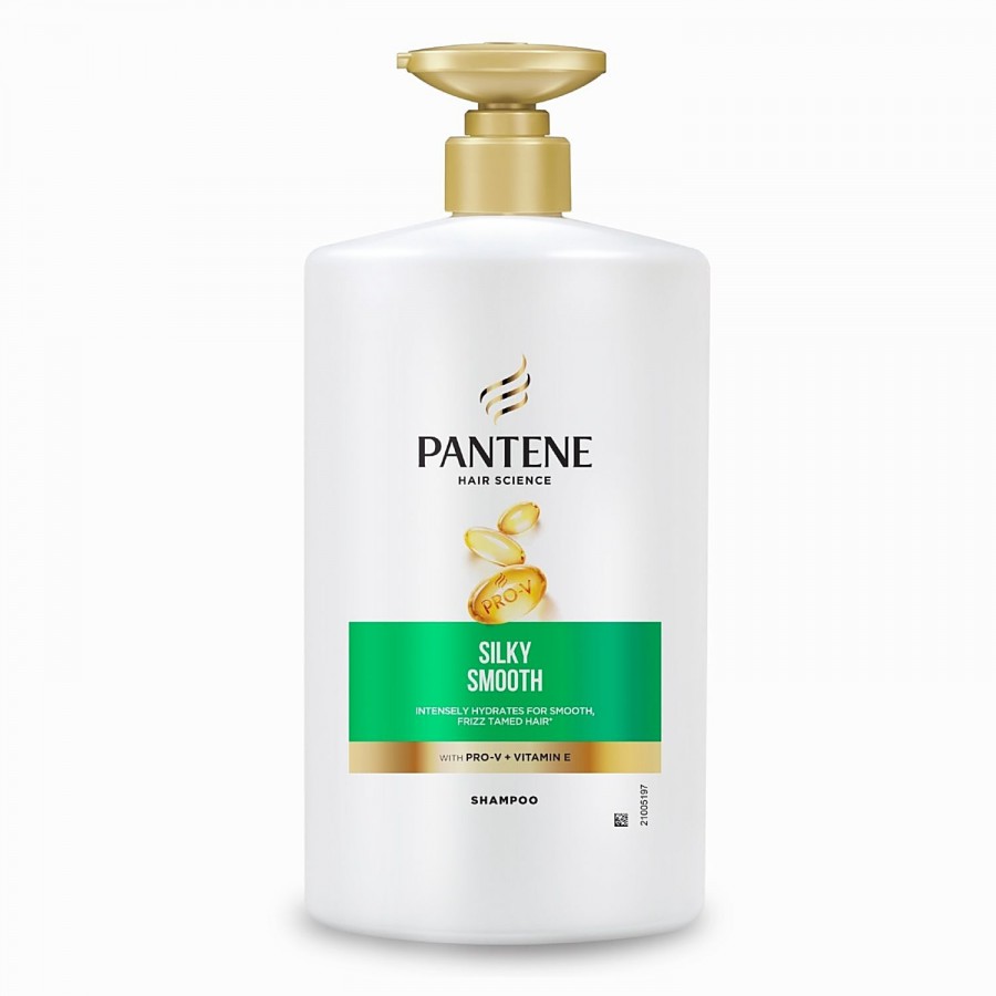 Pantene Silky Smooth Shampoo - With Pro-V + Vitamin E