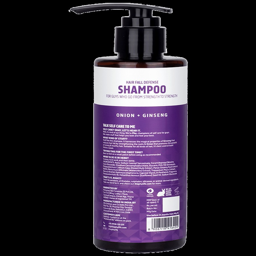 Phy Hair Fall Defense Shampoo - Onion