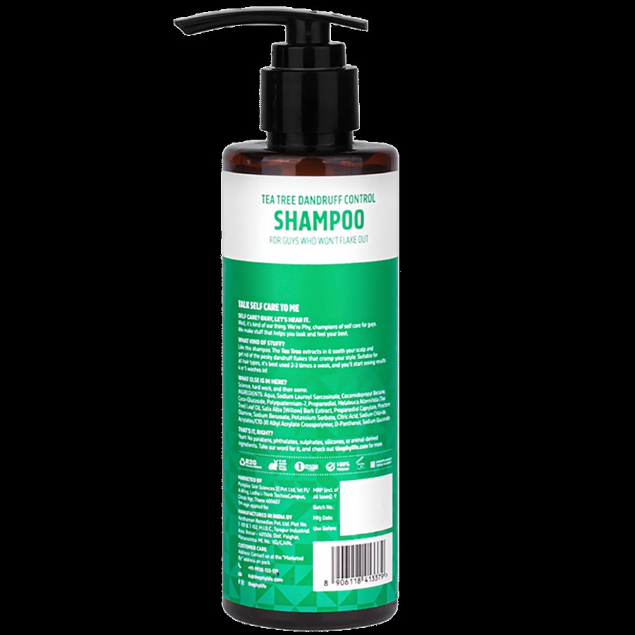 Phy Tea Tree Dandruff Control Shampoo - Vegan