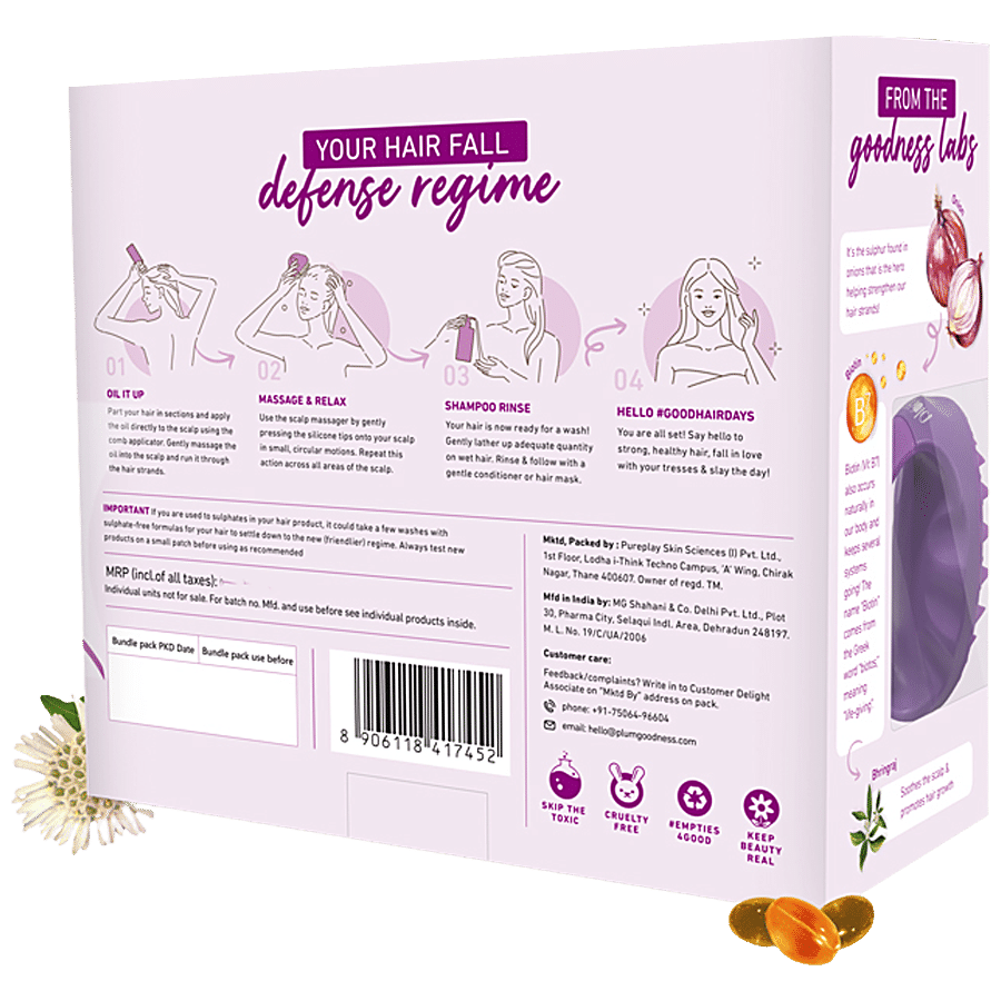 Plum Onion Hair Fall Defense Kit - Shampoo