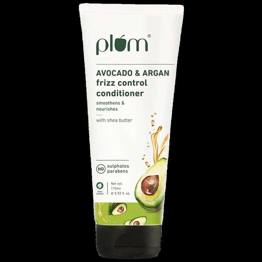 Plum Avocado Argan Frizz Control Conditioner With Shea Butter