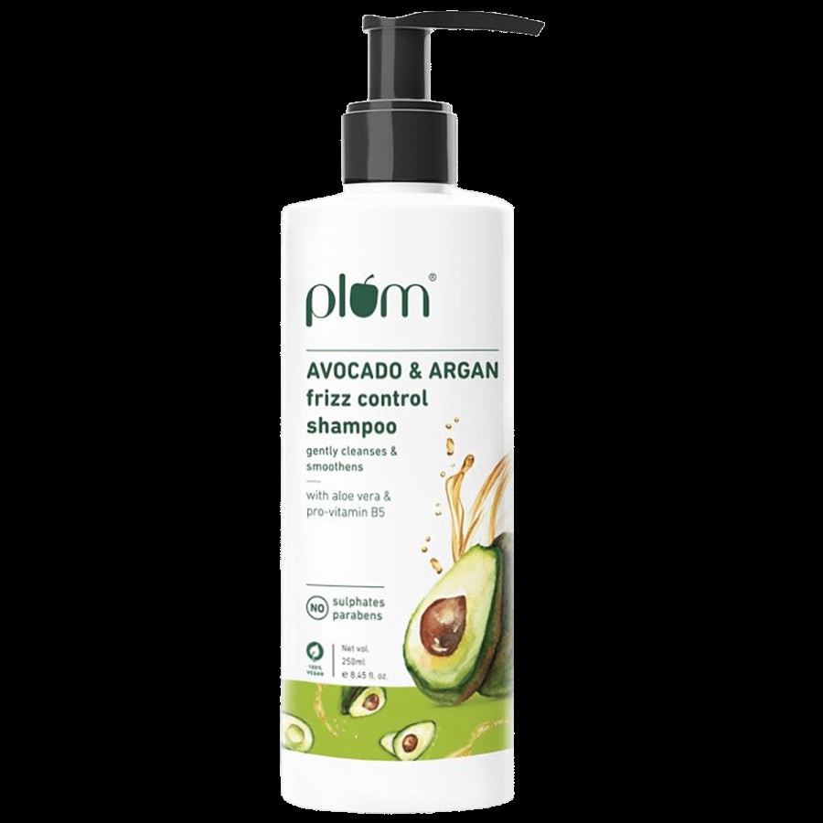 Plum Avocado & Argan Frizz Control Shampoo