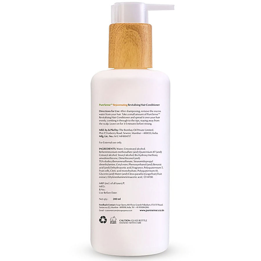 PureSense Grapefruit Revitalising Hair Conditioner - Controls Frizz