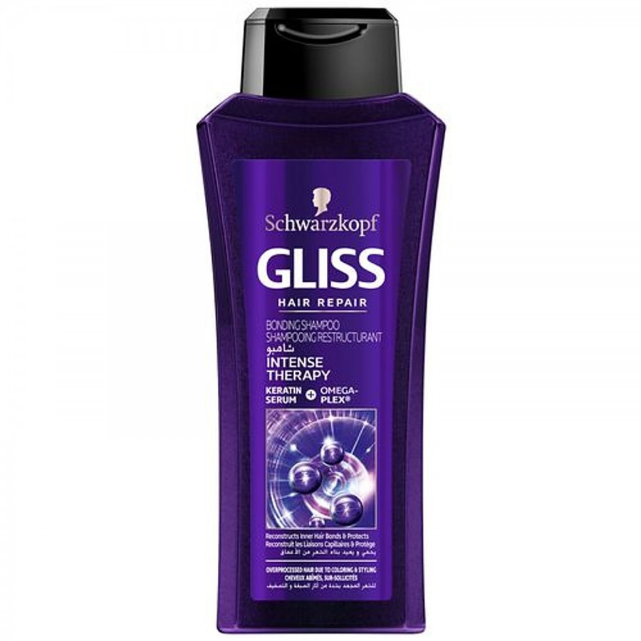 Schwarzkopf Gliss Hair Repair Bonding Shampoo - Keratin Serum + Omega-Plex