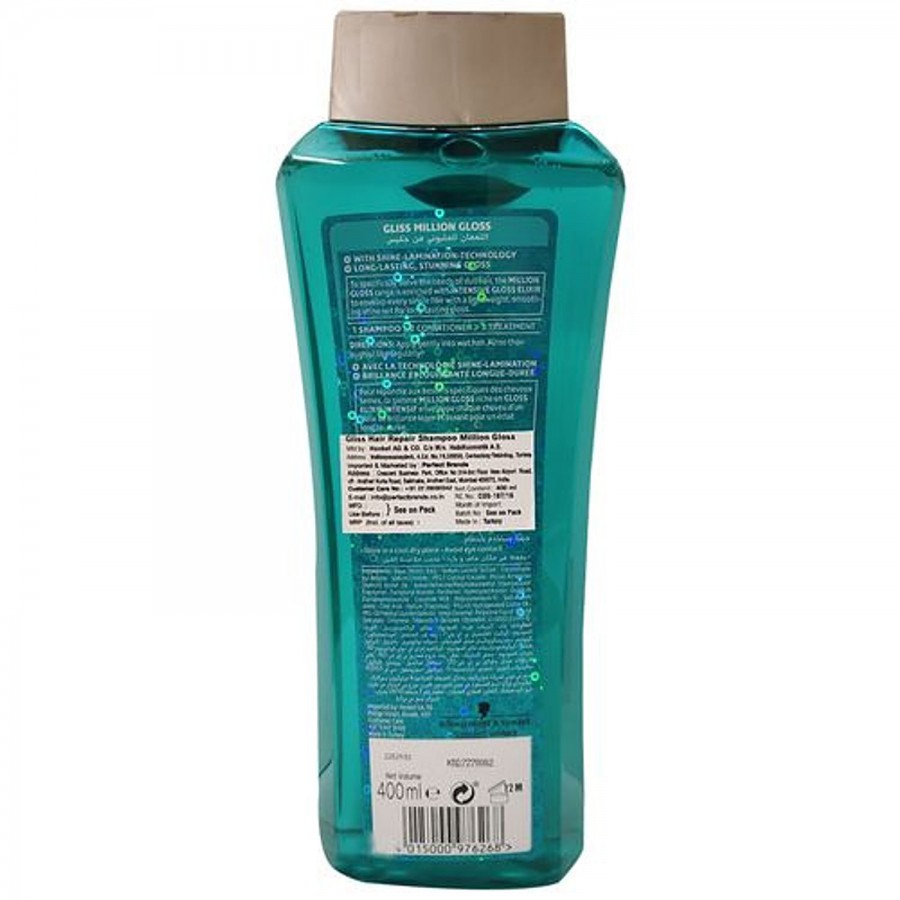 Schwarzkopf Gliss Hair Repair Shampoo - Million Gloss