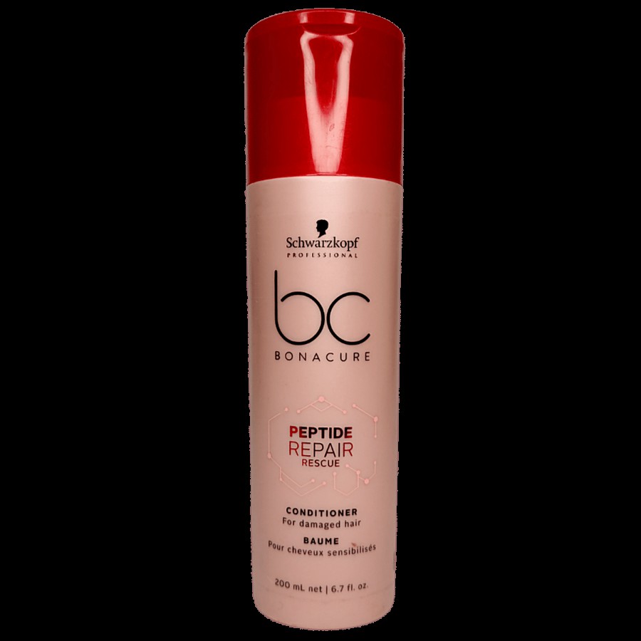 Schwarzkopf Professional bc BONACURE Peptide Repair Rescue Conditioner - For Damaged Hair