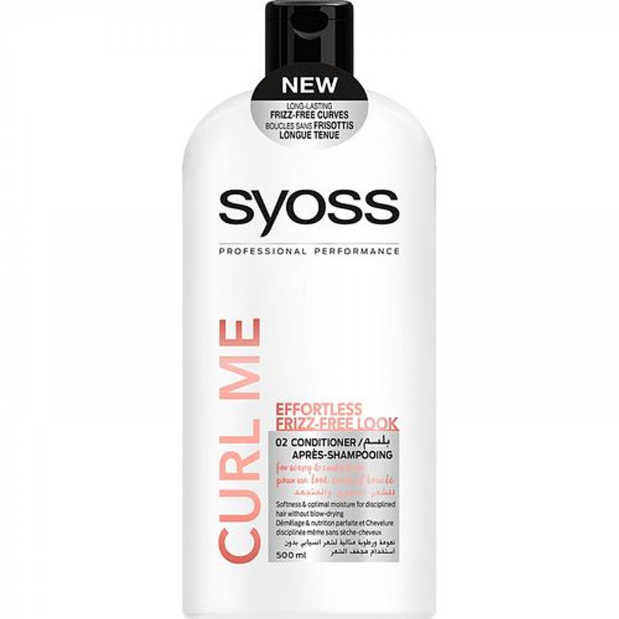 Schwarzkopf SYOSS Curl Me Effortless Frizz-Free Look 02 Conditioner - For Wavy & Curly Hair