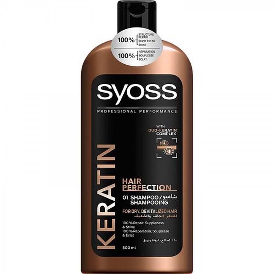 Schwarzkopf SYOSS Keratin Hair Perfection 01 Shampoo - For Dry