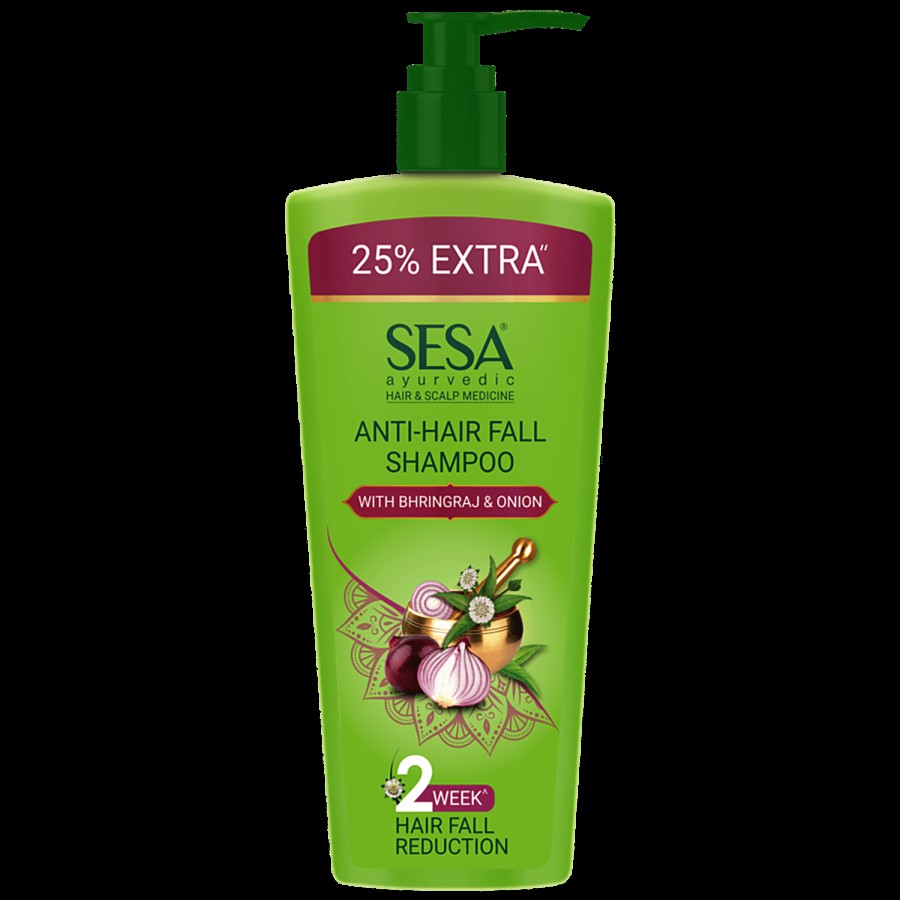 Sesa Ayurvedic Anti-Hair Fall Onion Shampoo - Bhringraj