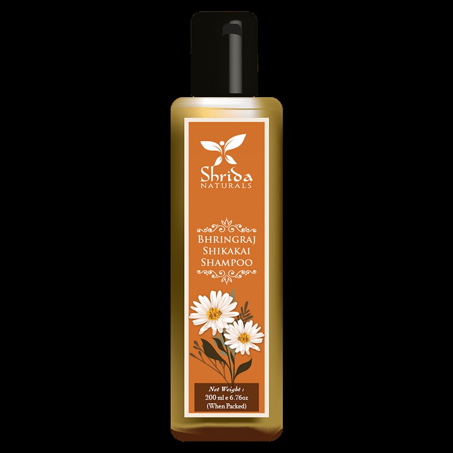 Shrida Bhringraj Shikakai Shampoo - Nourishing