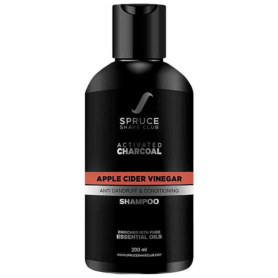 Spruce Shave Club Charcoal & Apple Cider Vinegar Shampoo For Dandruff Control