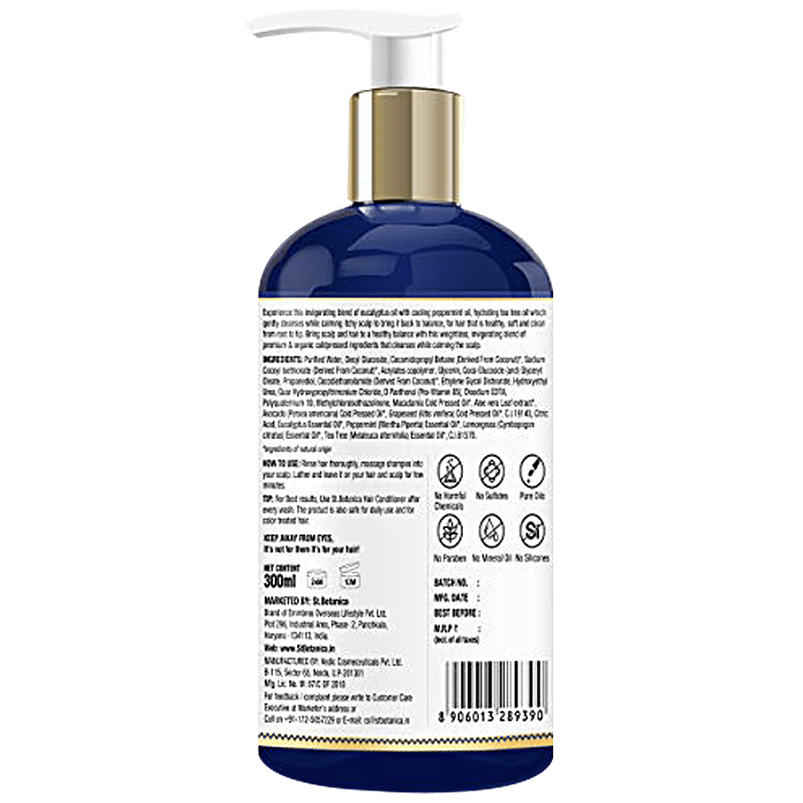 StBotanica Hair Shampoo - Tea Tree & Eucalyptus