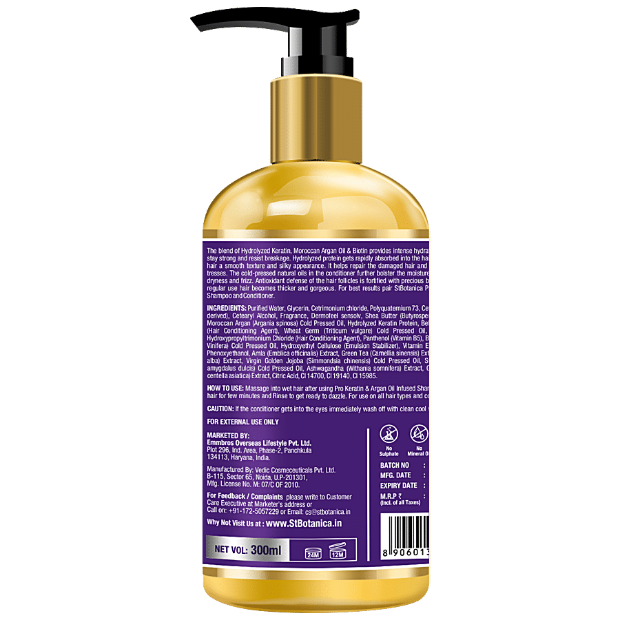 StBotanica Smooth Therapy Conditioner - Pro Keratin & Argan Oil