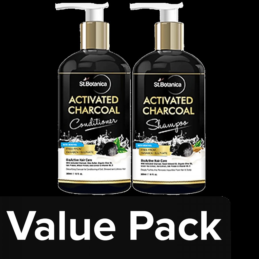 StBotanica Hair Conditioner-Activated Charcoal