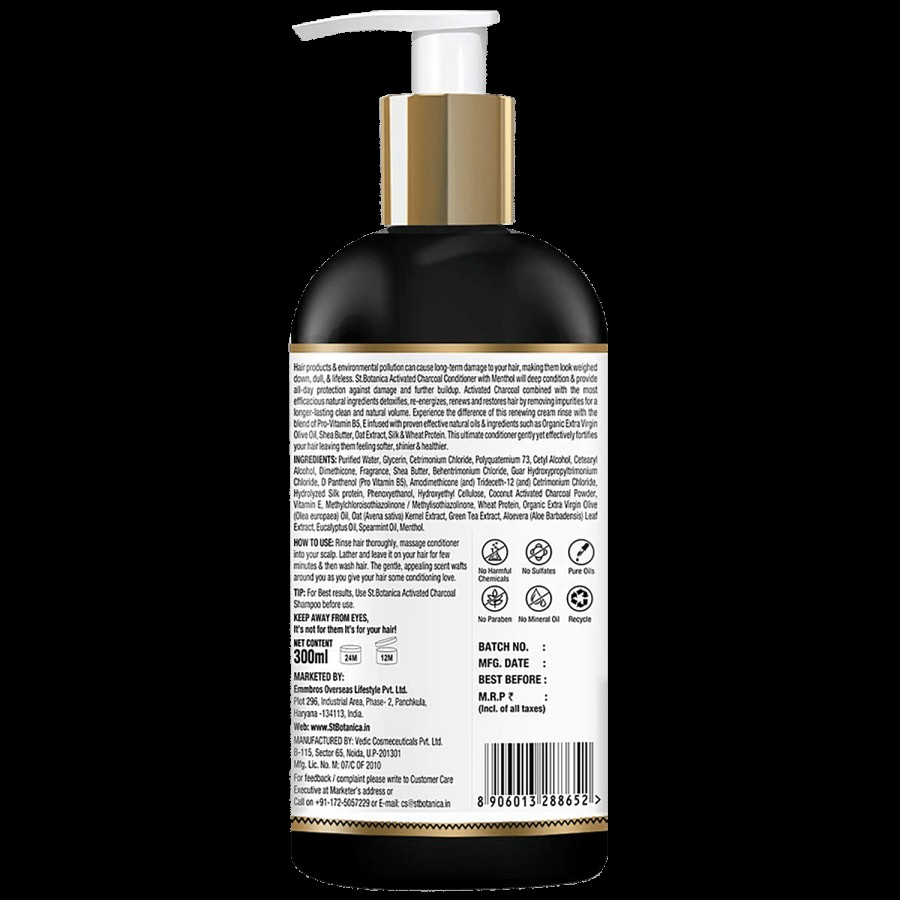 StBotanica Hair Conditioner - Activated Charcoal