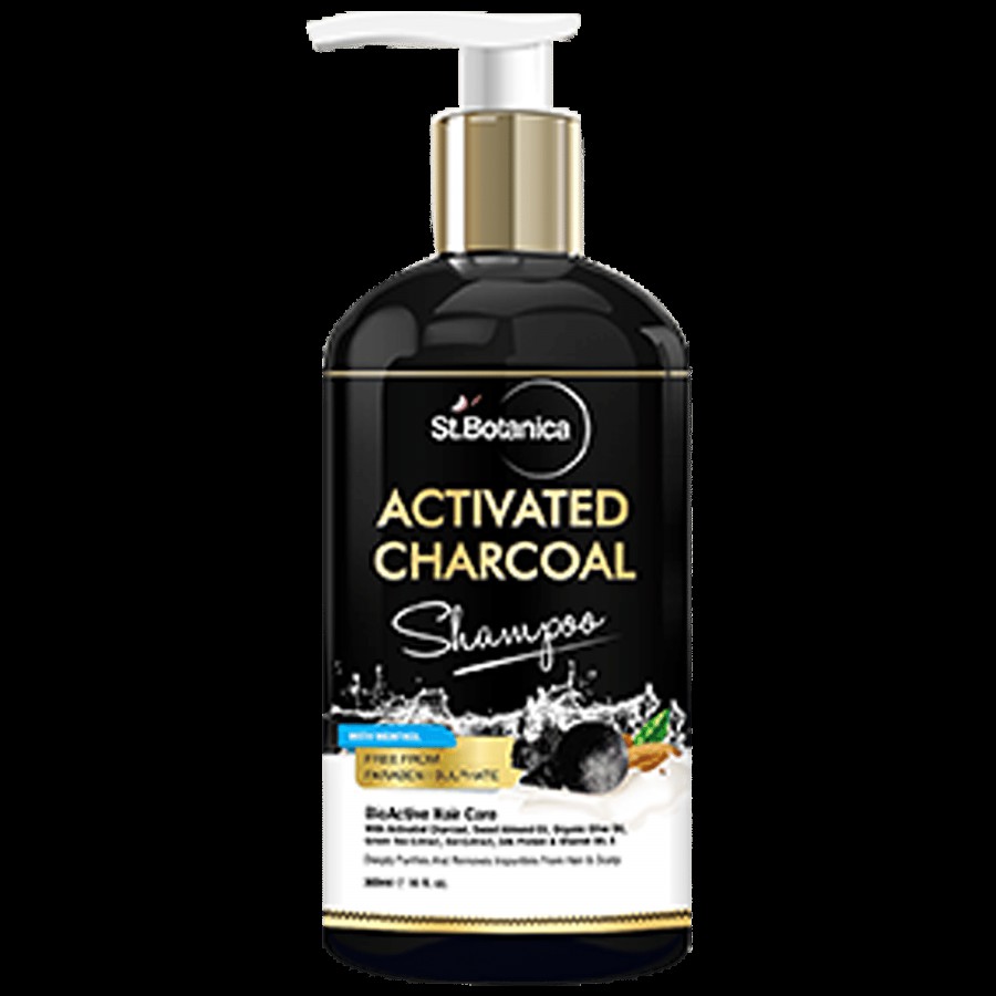 StBotanica Hair Shampoo - Activated Charcoal