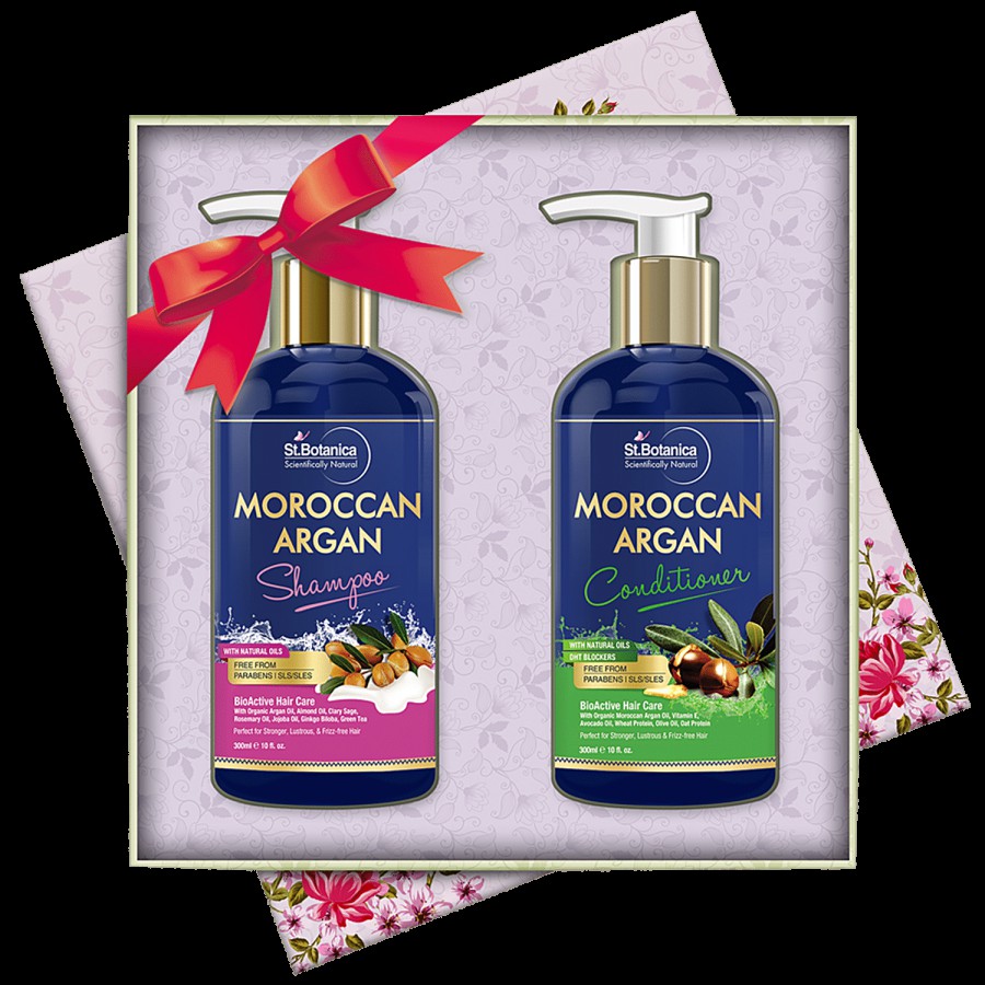 StBotanica Moroccan Argan Shampoo + Moroccan Argan Conditioner